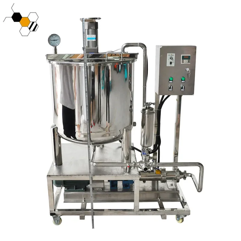 0.5 Tons Honey Filter Food Grade Stainless Steel Commercial Honey Processing Equipment Factory Direct Sales