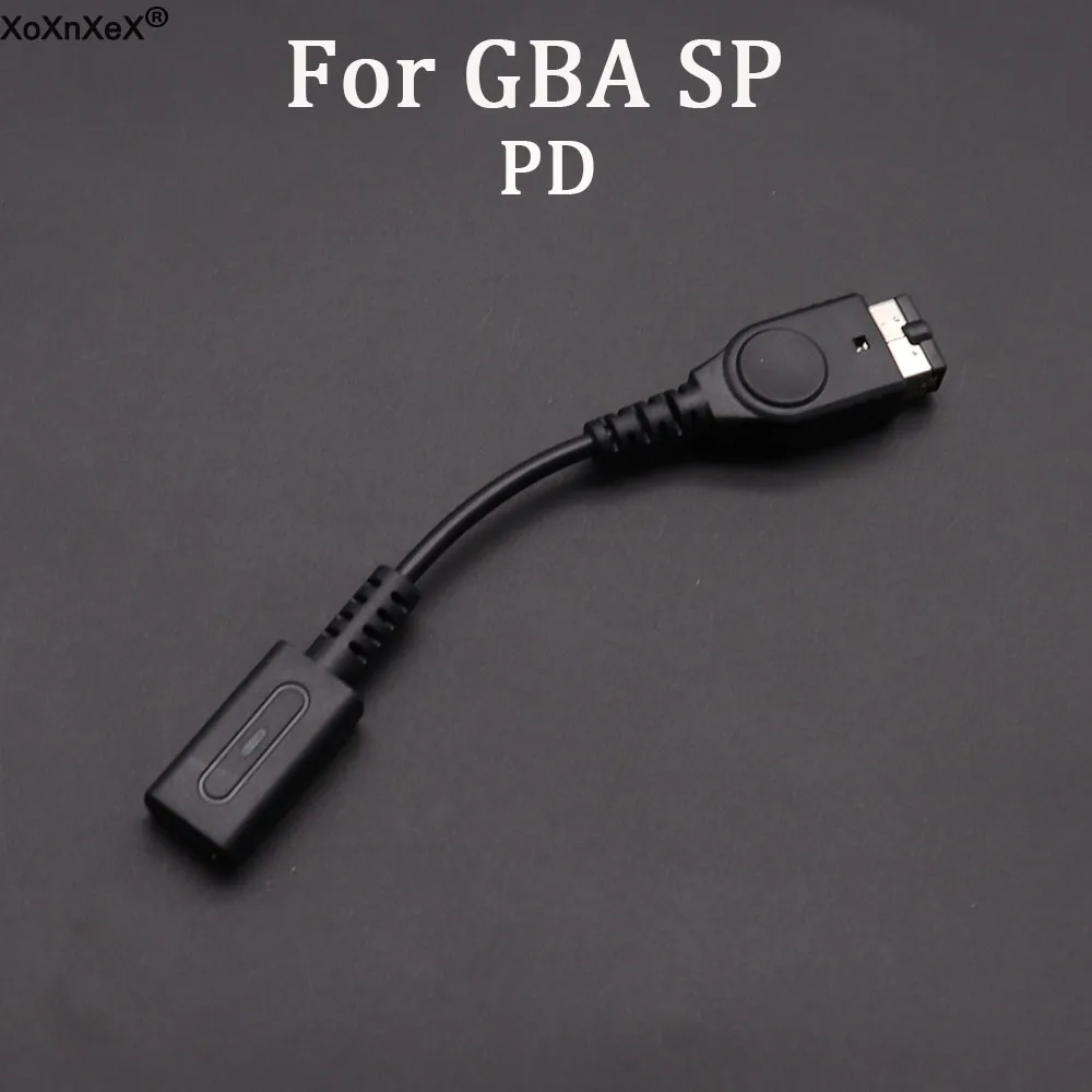 1/2/5PCS USB Type-C Charging Cable for GBA SP Game Boy Advance Charging Adapter LED Power Convert Wire Cord for GBA SP