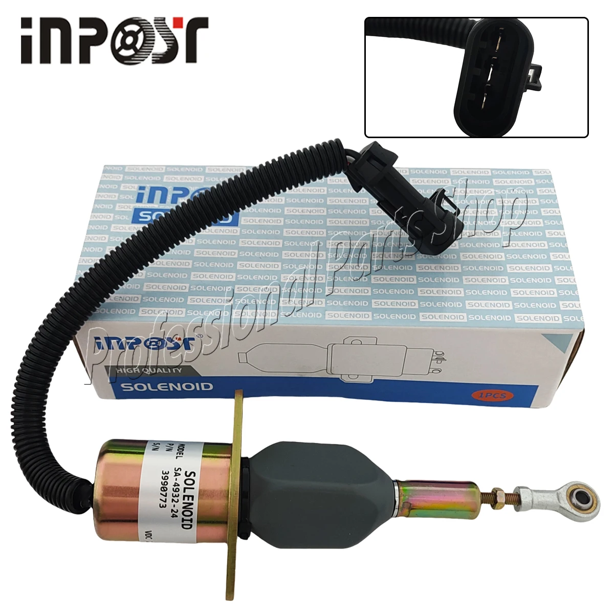 

24 В SA-4932-24 3990772 Соленоид остановки для Cummins