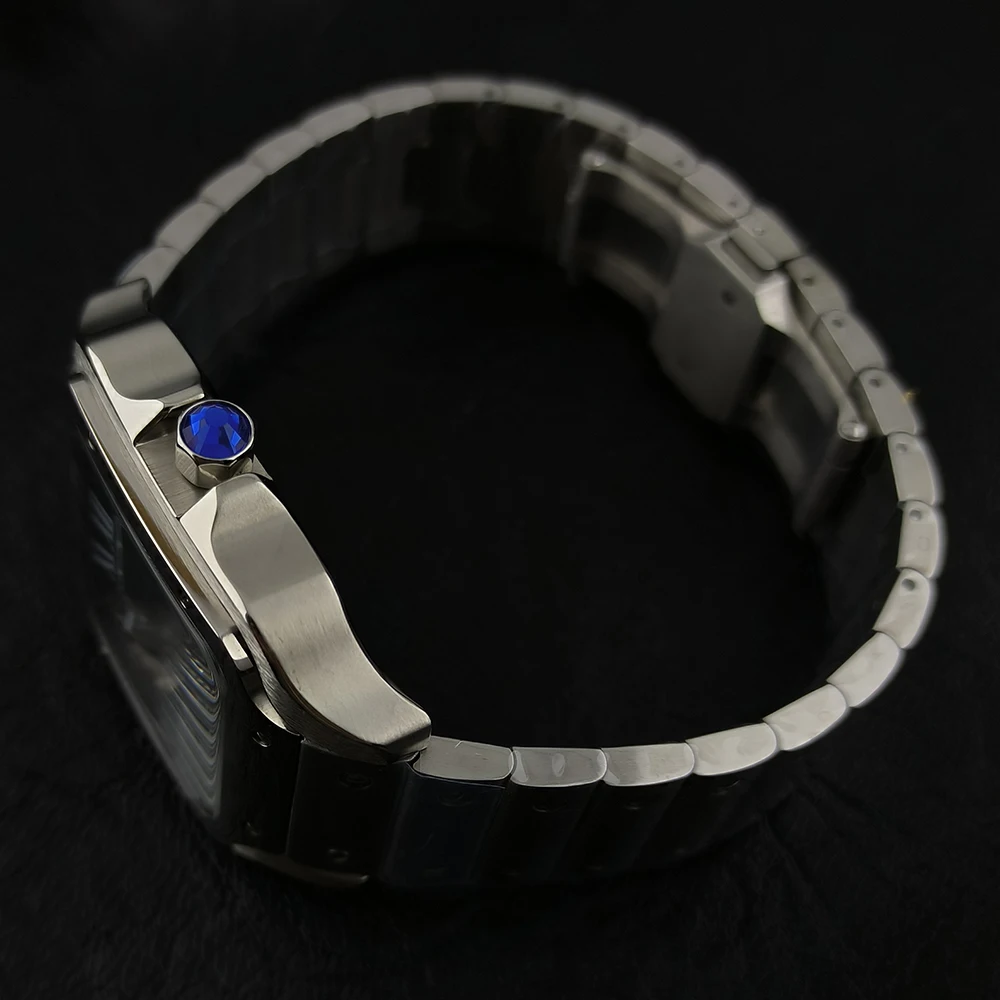 High quality NH35 watch stainless steel 38mm men's watch waterproof customized LOGO suitable for NH35 movement view 5