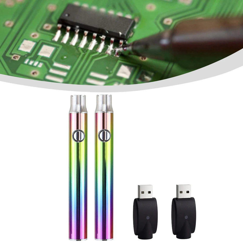 مجموعات مكواة لحام الخيط، قلم عربة بطارية 350 مللي أمبير في الساعة مع مجموعات أدوات لحام محول USB، مجموعة مكواة لحام لاسلكية، تسخين سريع #3