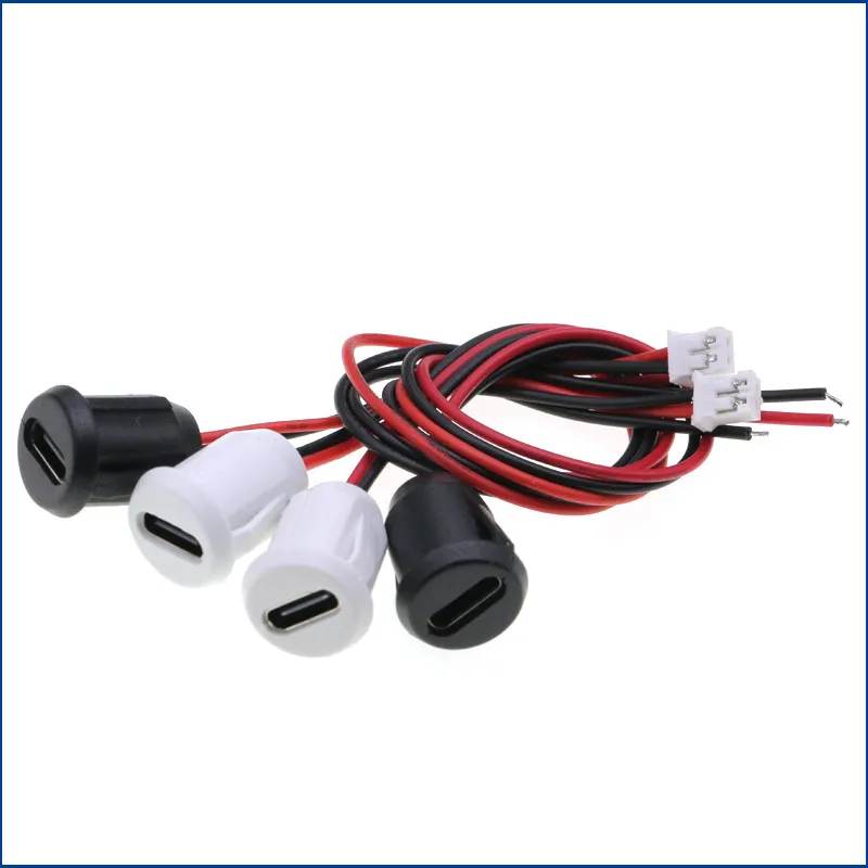 DIY Repair Data Type-C Waterproof Female Charging Port Buckle Bonding Glue Injection  Electric Lock Plate USB C Wire Connector