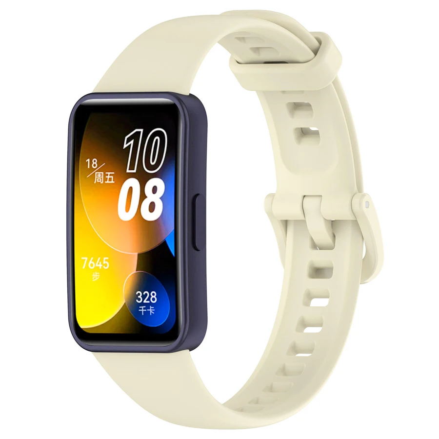 Bandje voor Huawei Band 8 9 10 Armband Accessoires Smartwatch Vervangende horlogeband Siliconen armband Huawei Band 8 9 10 Correas