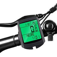 INBIKE Bicycle Computer 5 Languages Waterproof Wired Wireless Cycling Odometer 2.0inch Bike Auto Wake Speedometer Stopwatch