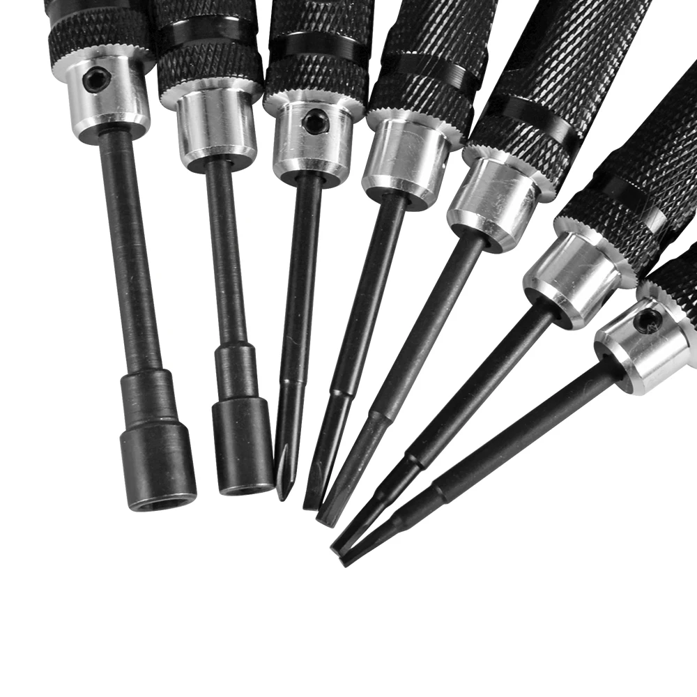 9IMOD RC Hex Driver Set 7pcs 1.5 2.0 2.5mm Hex Allen Screwdriver RC Repair Tools Kit Nut Phillips Wrench for RC Helicopter Car