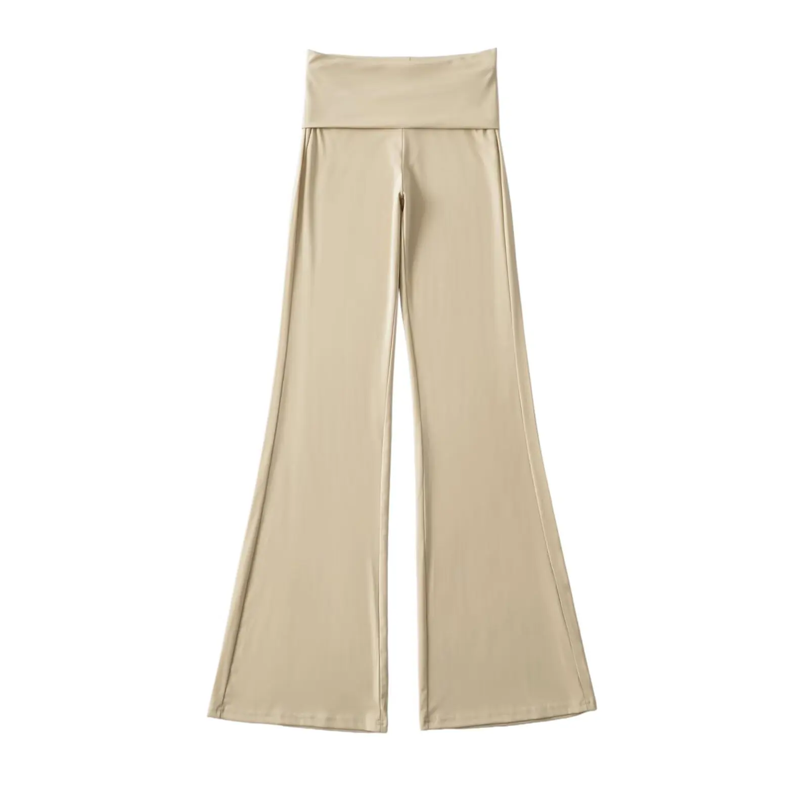 American Style Sexy Girl High Waist Flared Pants Yoga Sports Micro Flare Pants Women Versatile Slim Sexy Butt Covering Floor ...