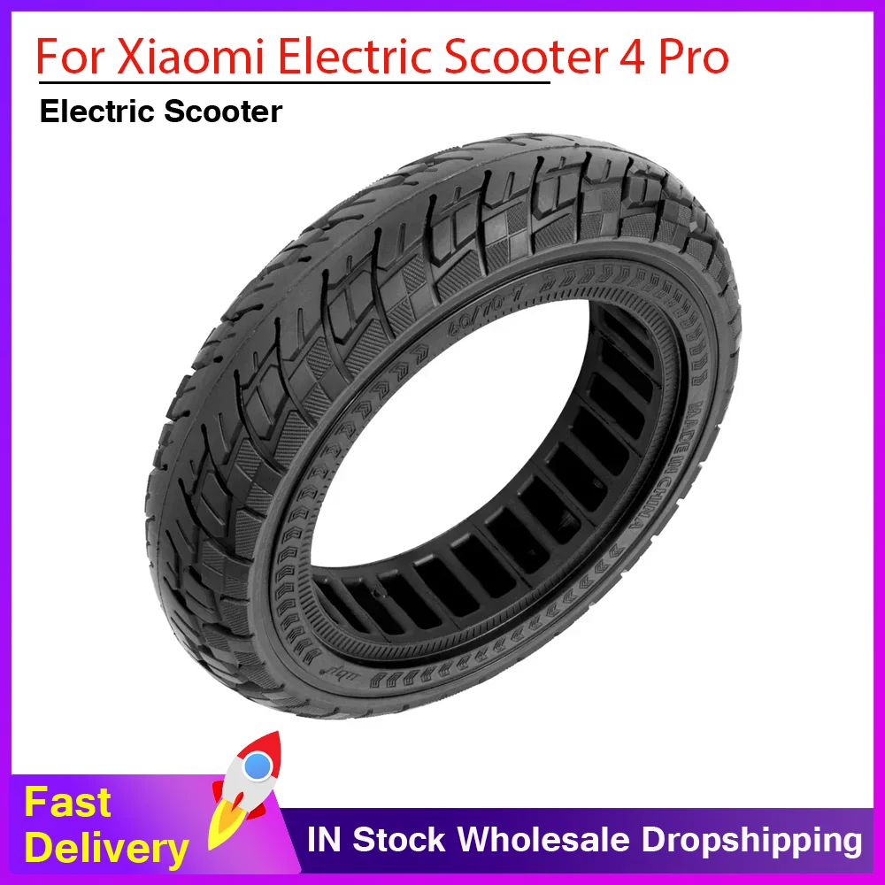 

Шина Honeycomb с амортизацией 60 70-7.0, цельнолитая резиновая шина для электросамоката Xiaomi 4 Pro, передние и задние колеса