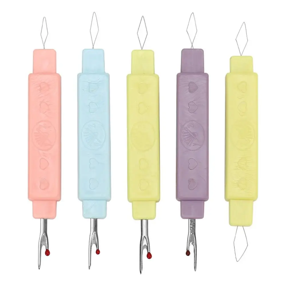 Needlework Sewing Seam Ripper Plastic Handle 2in1 Threads Remove DIY Sewing Accessories Embroidery Cross Stitch Stitch Unpicker