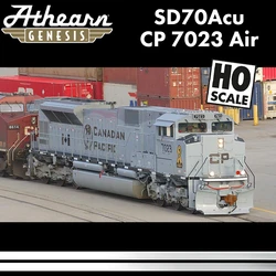 Athearn Train Model HO 1/87 SD70ACU CP 7023 Air Force Gray DCC Train Model Diesel Locomotive Railcar Toy