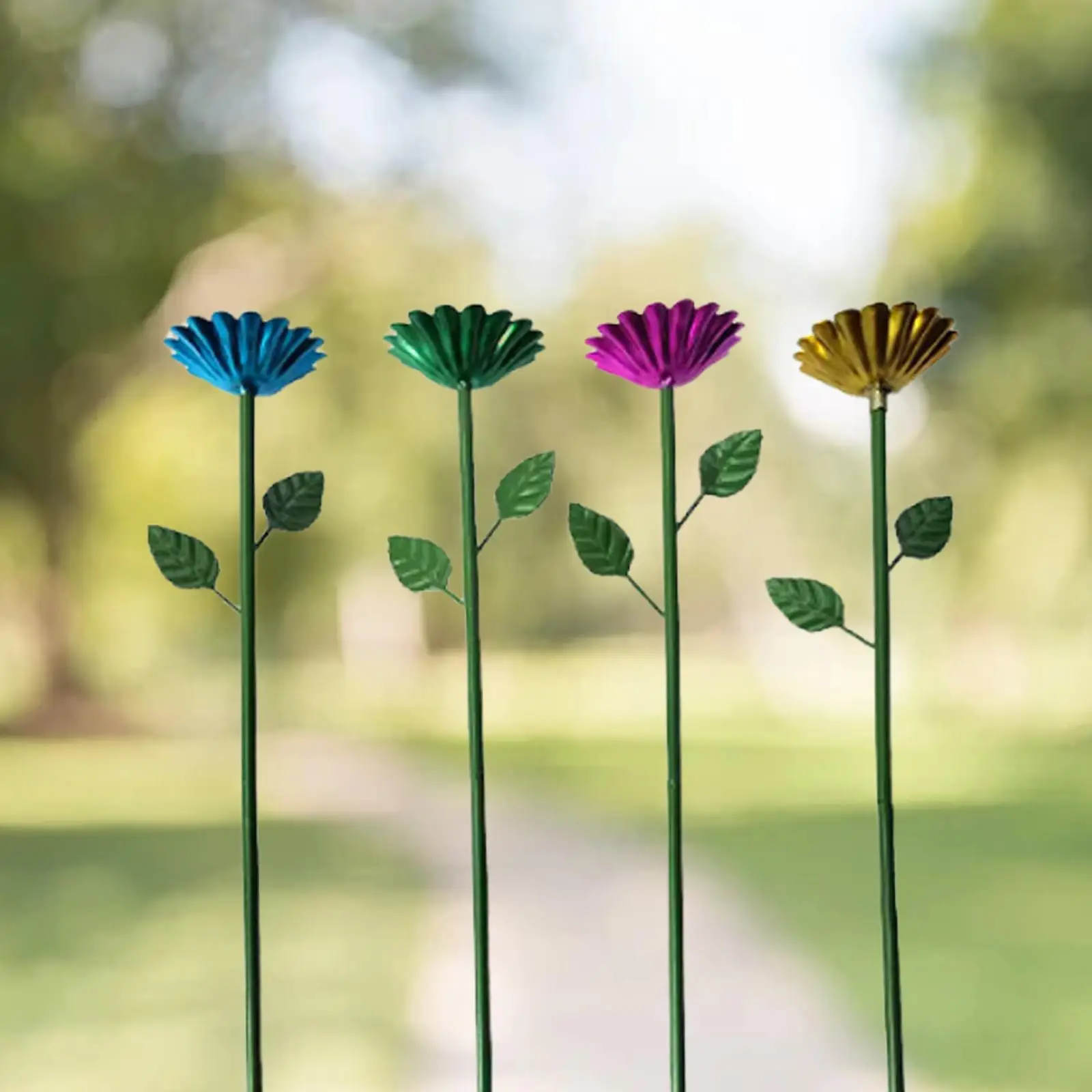 

4x Bird Feeders Iron with Stake Gifts Bird Baths for Outdoors Birdfeeders for Outdoor Garden Backyard Patio Lawn Bird Watchers