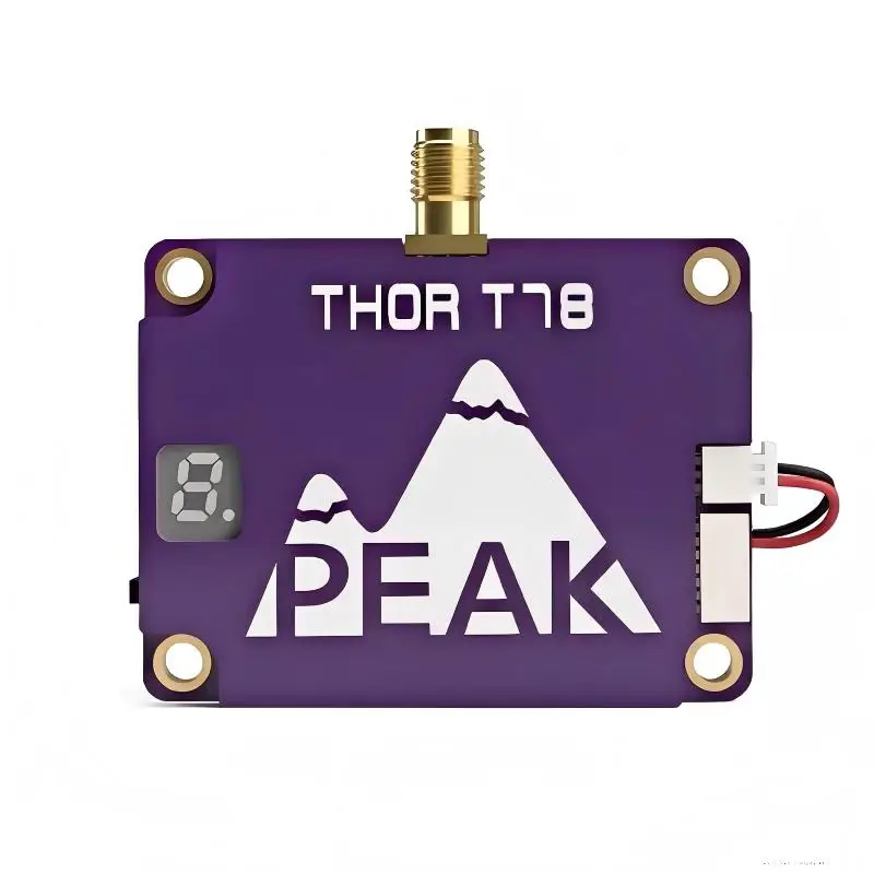 PEAK THOR T78 5.8G/7G-8GHz 3W 7.2Ghz Video Transmitter Transmission Decoder With Smart Audio with Cooling Fan Drone Parts