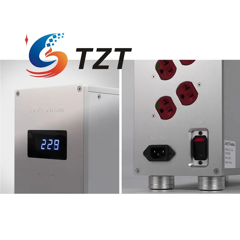 TZT Jay's Audio IPT-2KW 2KVA HiFi Balanced Isolation Transformer Audio Isolated Power Supply with Shielding Aluminum Alloy Shell