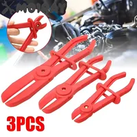 3 PCS Car Hose Clamp Kit Hose Pinch Off Plier Flexible Hose Clamp Brake Pipe Fuel Water Line Radiator Pliers Plastic Repair Tool