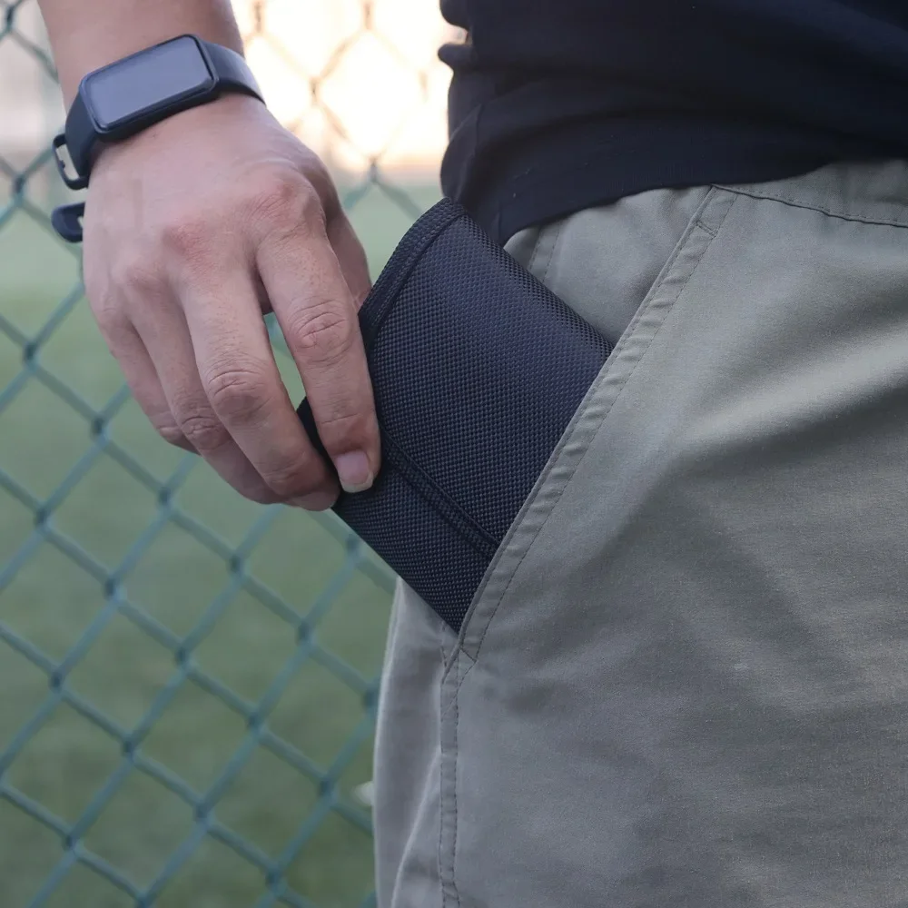 1-2pcs Camera Lens Filter Storage Bag Portable 3 Pockets Anti-Scratch Pouch for 82mm ND UV CPL Lens Filter Holder Wallet Cases