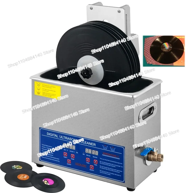 

For Ultrasonic Record Cleaner 6L Ultrasonic Vinyl Record Cleaning Machine Complete Kit