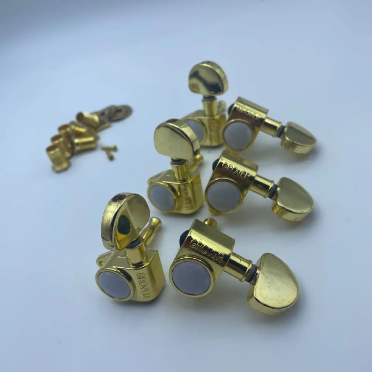 جروف نوبس آلة الغيتار الكهربائي ضبط أوتاد موالف الأجهزة الذهبية