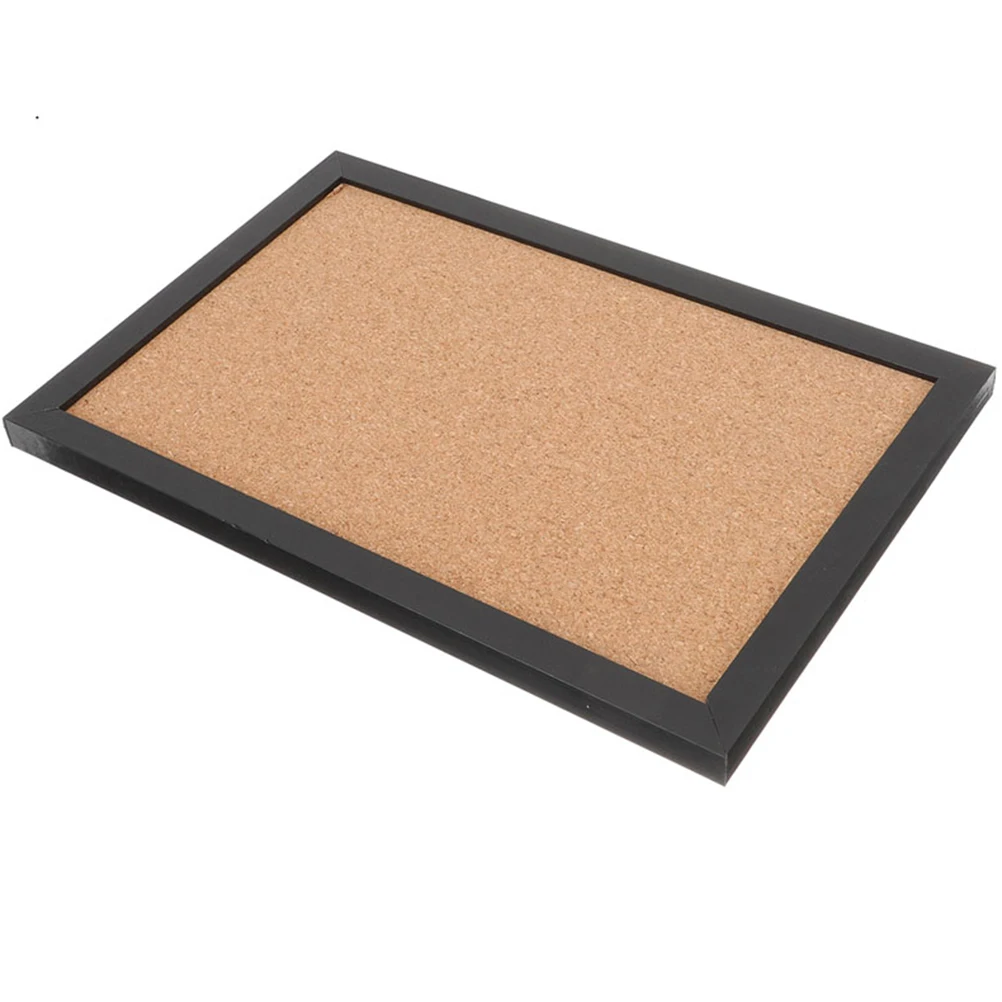 

Cork Bulletin Boards Wall Decor for Office Home School Black Display Board Photos Reminders Calendars Memos Notes