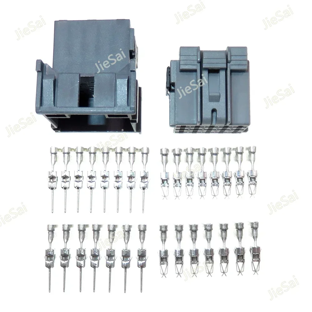 15 Pin Auto Modification Plug Parts Car Unsealed Connector 1-967623-6 1-967628 Grey Automotive Wiring Socket