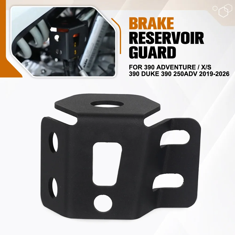 

NEW For 390 Adventure / X/S 390 Duke 390 250ADV 2019-2026 Motorcycle Rear Brake Fluid Reservoir Cover Protective Guard Protector