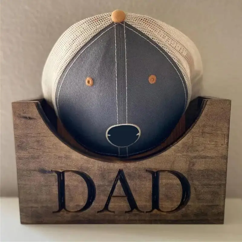 Wooden Hat Holder Baseball Hats Holders Storage Rack The Best Baseball Cap Bracket Shelf Christmas Desktable Useful Ornaments