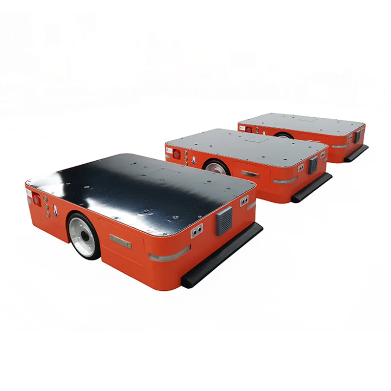 TZAGV-B02 MAX 0.9m/s Speed Piggypack Automated Guided Vehicle With Magnetic Navigation