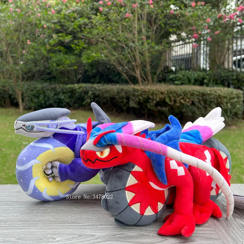 Anime Pokemon Plush Toy Koraidon Miraidon Motorcycle form Stuffed Animal Soft Doll Gift