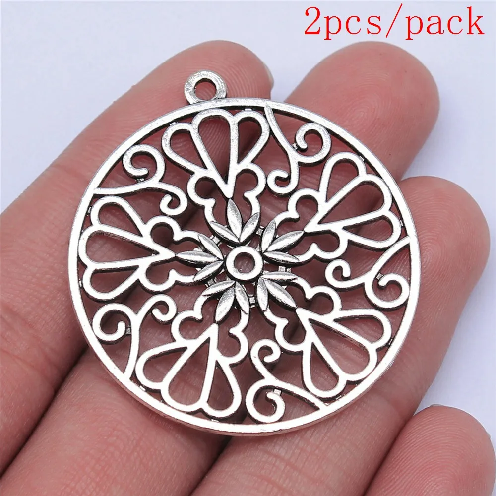 Bulk Charms For Jewelry Making Kit Pendant Diy Jewelry Accessories Sri Yantra Pattern Charms