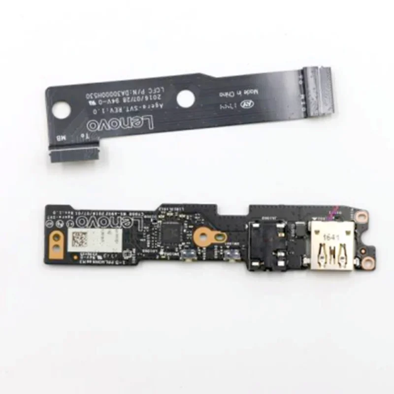 

New For Lenovo IdeaPad Yoga 910-13IKB USB board W/ CABLE CARDS MISC INTERNAL FRU NS-A902 5C50M35083