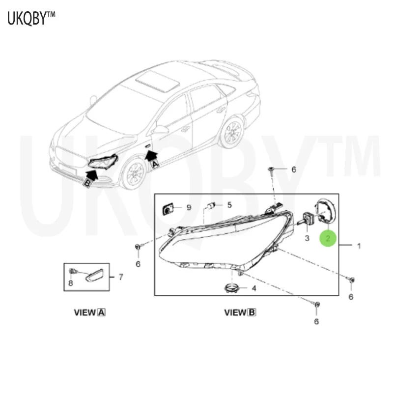 Suitable for Bu ic k La Cr os se XT S xenon bulb D8S stabilizer headlight computer headlight module 26206319
