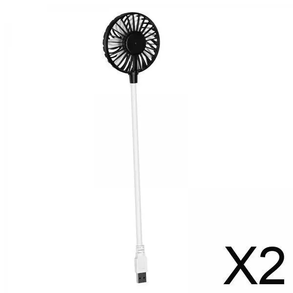 

Портативный мини-вентилятор Plug and Play USB Электрический охлаждающий вентилятор Гибкий воздуховод для настольного офиса и школы