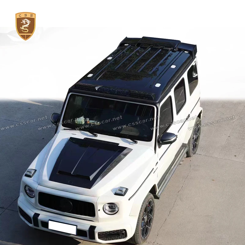 

Для Benz G Class W464/W463a 2018 2019 2020 2021 2022 2023 2024 OEM стиль крышка крыши автомобиля липкий сухой аксессуар из углеродного волокна