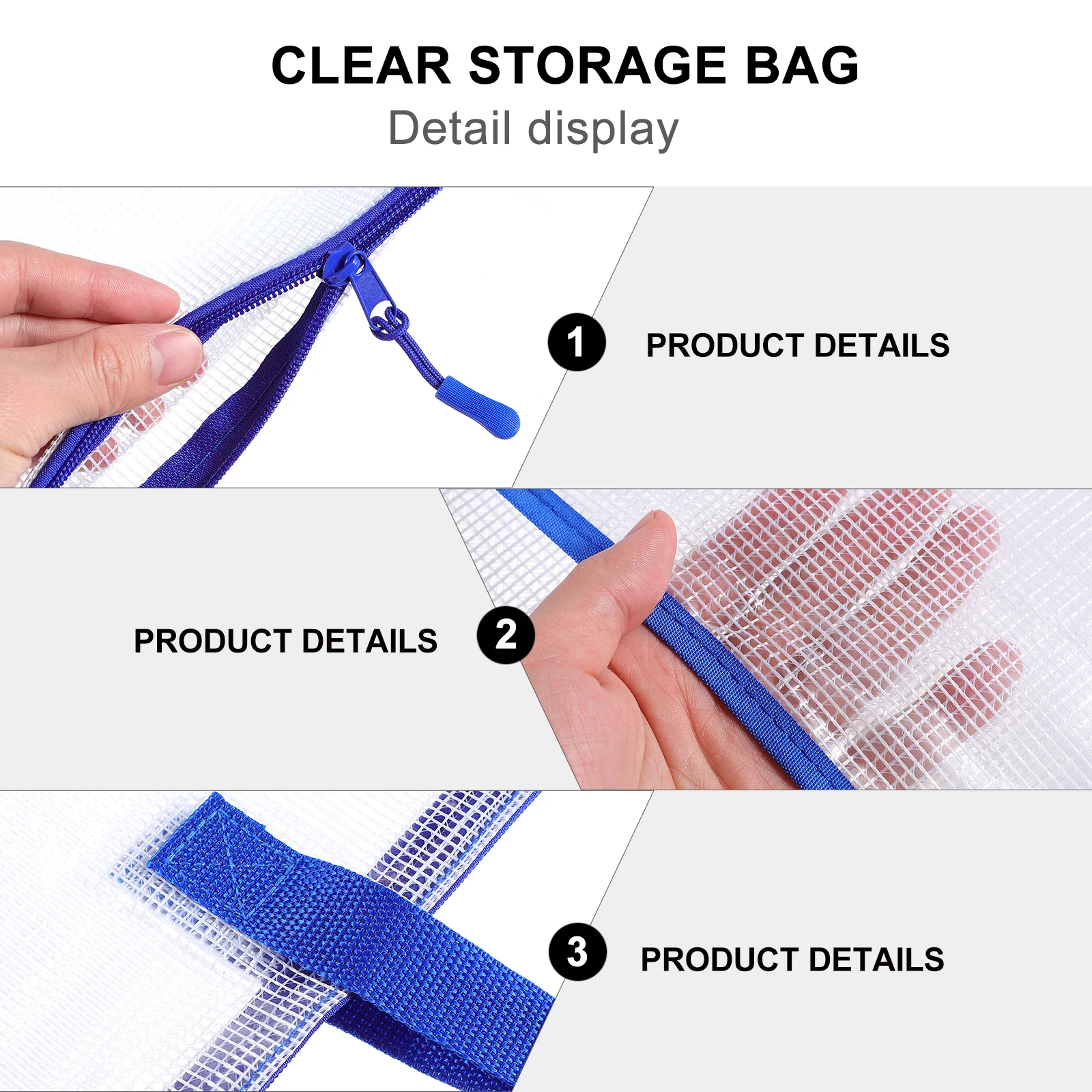 

Portable Art Portfolio Bag Large Clear Storage Tote Poster Case Board Project Teacher Student Dustproof Rainproof