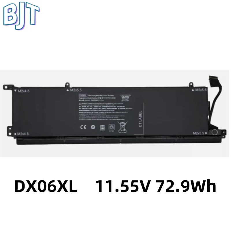 

11.55V 72.9Wh New DX06XL Laptop Battery For HP OMEN X 15-dg0002TX 15-dg0003TX 15-dg0004TX L32749-005 L32701-2C1 HSTNN-DB9B