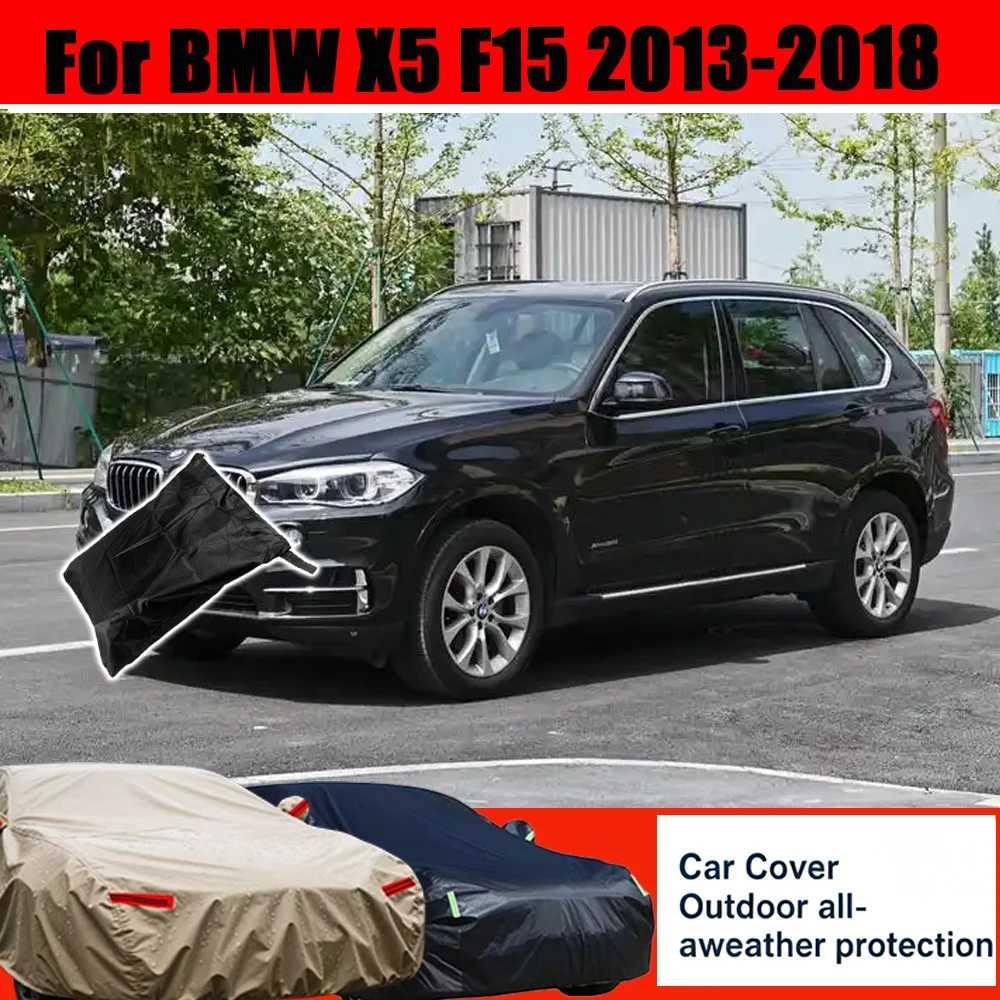 

Outdoor Protection Full Car Cover Snow Cover Sunshade Waterproof Dustproof Car Accessories For BMW X5 F15 2013-2018 2016 2017