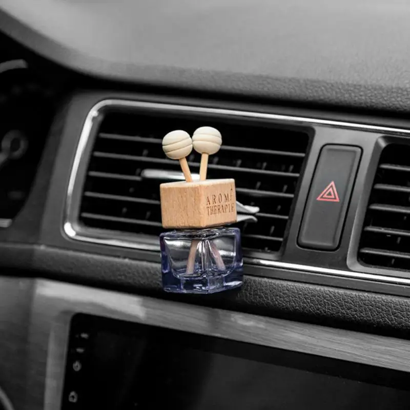 Car Air Conditioner Aromatherapy Glass Color Bottle Car Air Outlet Clip Glass Color Bottle