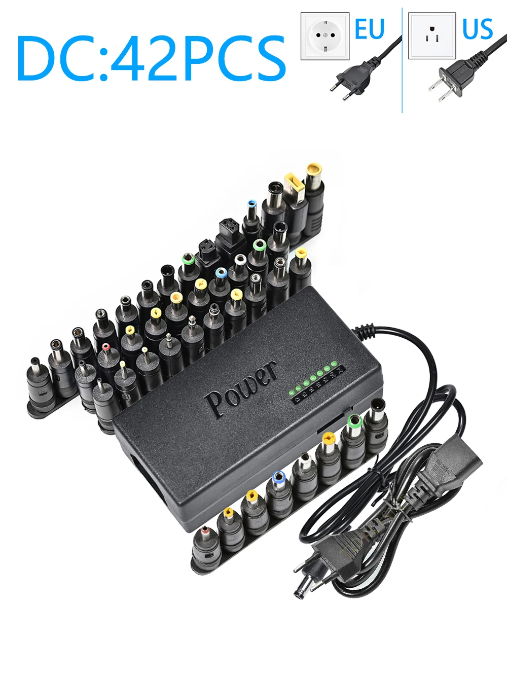 96W Universele AC Laptop Power Adapter 12V 15V 16V 18V 19V 4.5A 20V 24V Oplader Draagbare Voor Asus Acer Sony Lenovo Dell Hp MSI