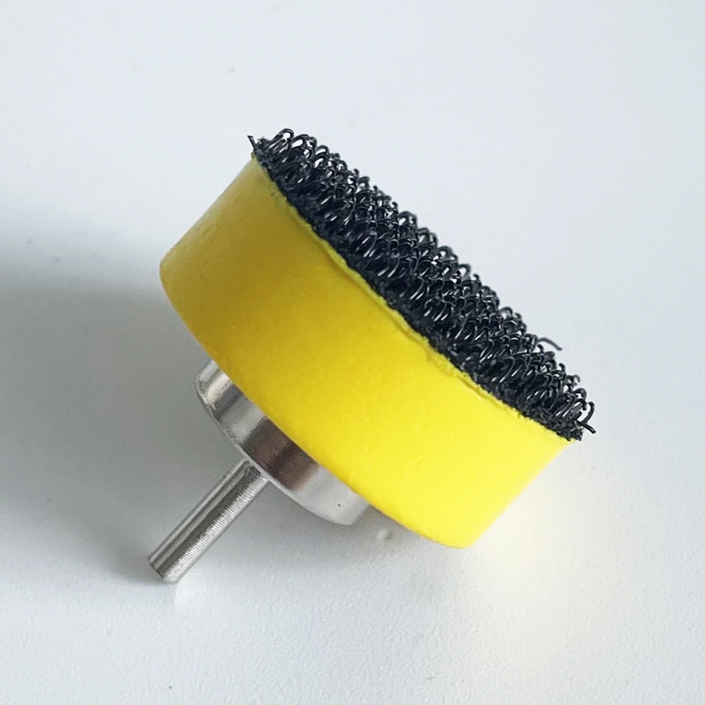 1 Inch 25mm Mini Car Foam Drill Diamond Polishing Pad Detail Sponge Wool Waxing Buffing Pads with Backer for Dremel Rotary Tool