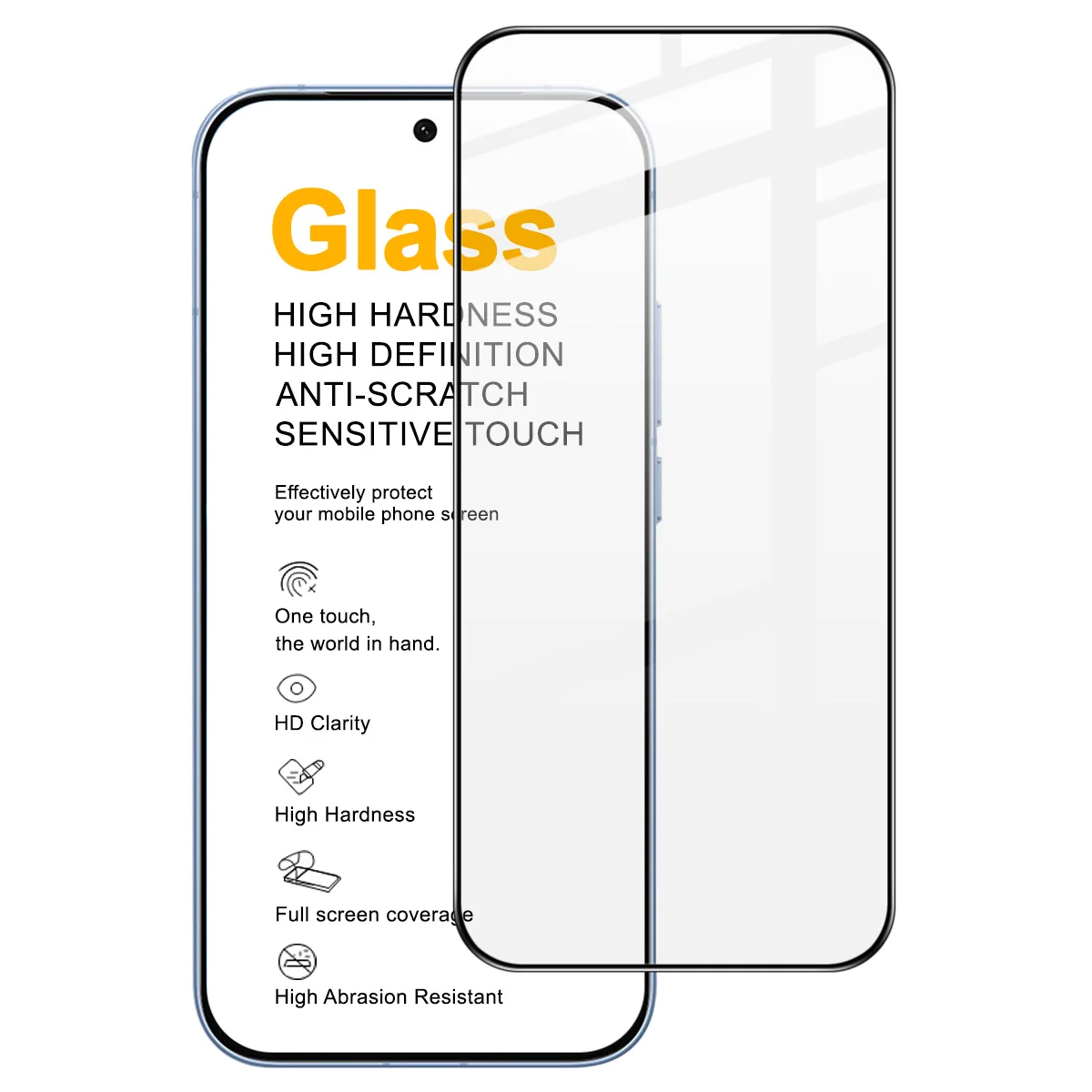 

IMAK Pro+ Tempered Glass for iQOO Z11 Turbo 5G Screen Protector Film Support Fingerprint