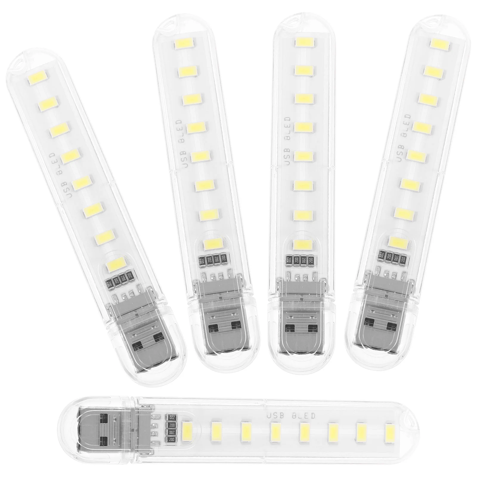 

5 Pcs Plug USB Night Light Bedroom Lamp Lamps Luminous Mini Lights Baby Bedside LED