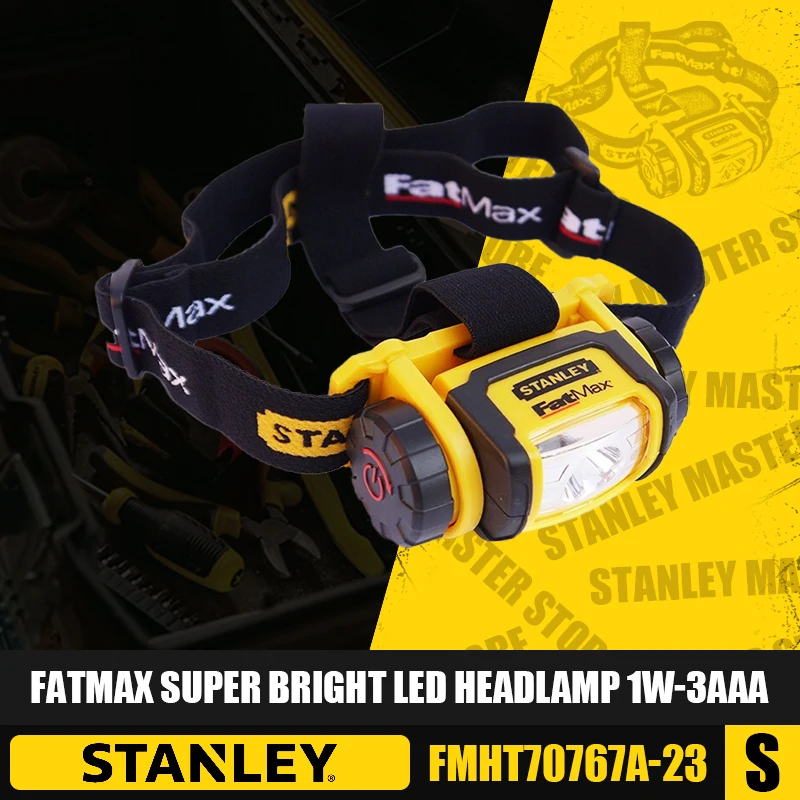 STANLEY FMHT70767A-23 FATMAX Super Bright LED Headlamp 1W-3AAA