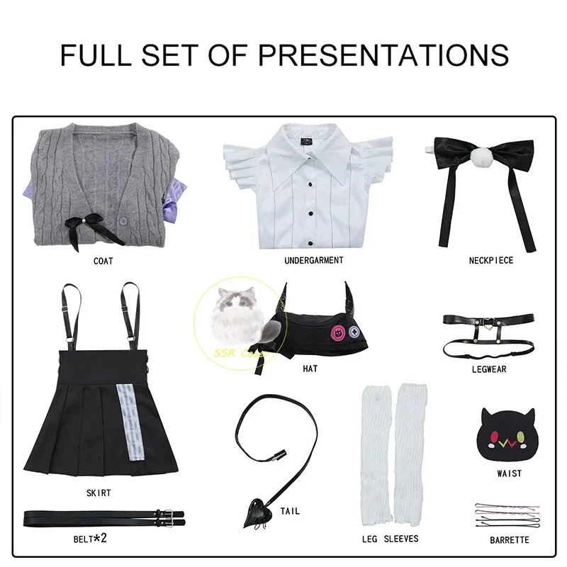 أزياء أنيمي توكوياامي تووا التأثيرية الافتراضية على YouTube VTuber Hololive موحدة سترة معطف شعر مستعار لعب الأدوار لحفلة الهالوين