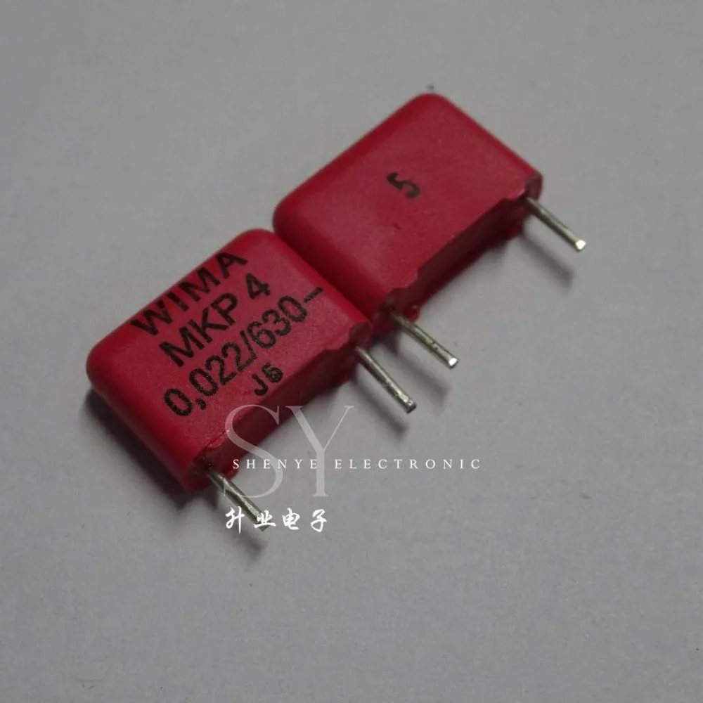

5pcs/lot MKP4 0.022uF 630V 22nf 223 J Brand New 10mm Film Capacitor