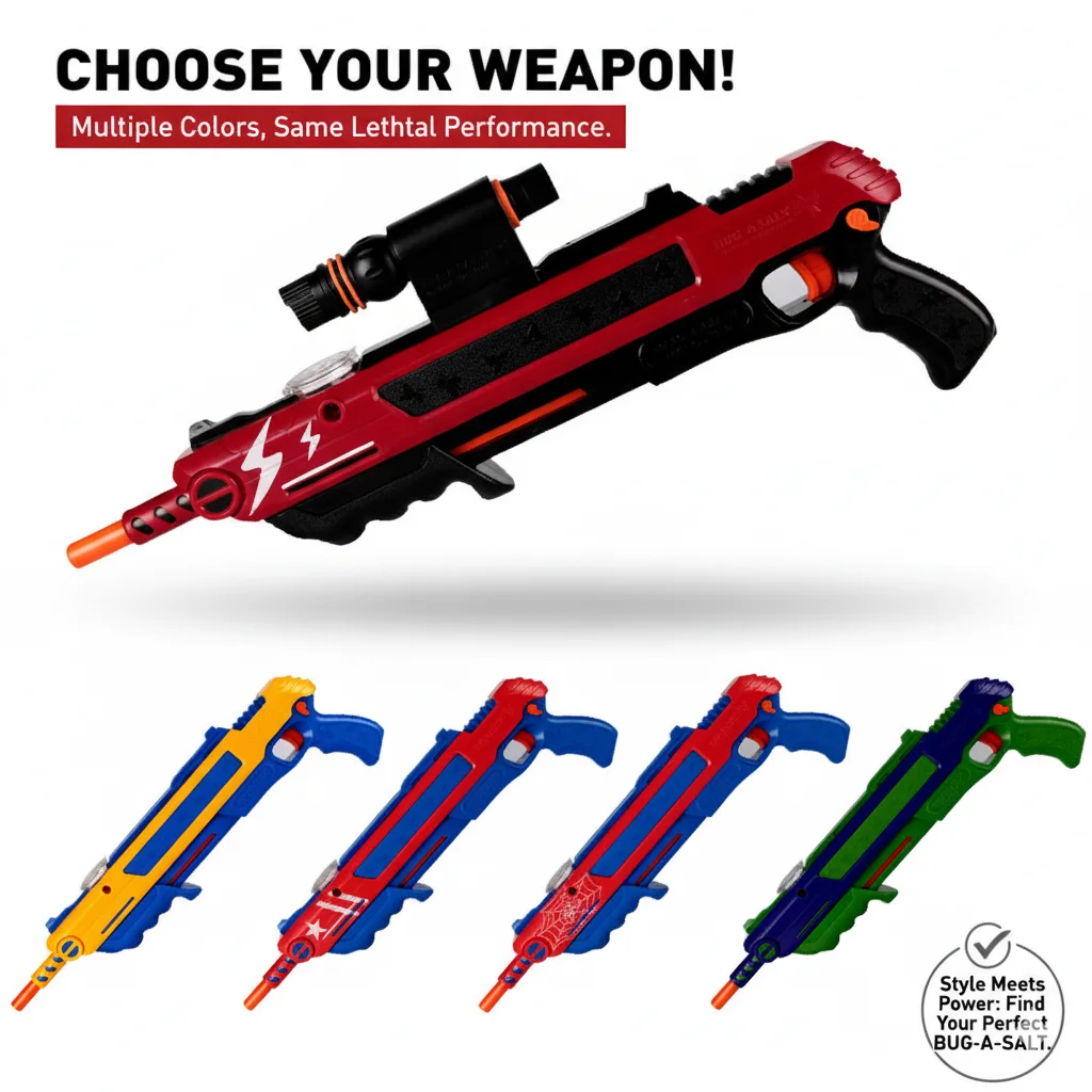 Salt Shooting Toy Fly Killer Manual Accurate Aiming Pest Control Tool Indoor Simulation Game Toy For Adults Kids Home Use