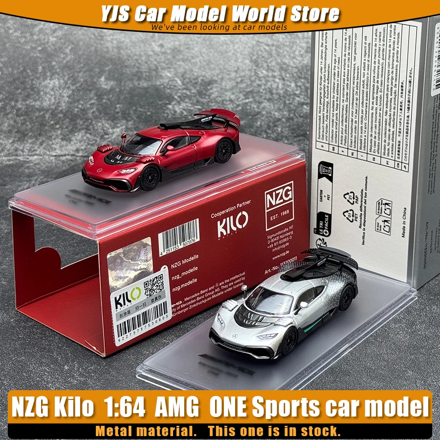 NZG Kilo 1/64 Scale ONE Car Model Holiday Gifts Static Decoration Holiday Gift Collection