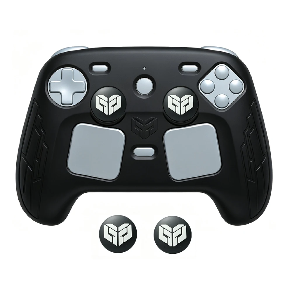 Anti-Slip Controller Skin for Steam Controller 2 2026 Silicone Cover Case with 2pcs Thumb Grip Gaps for Steam Controller 2 view 4