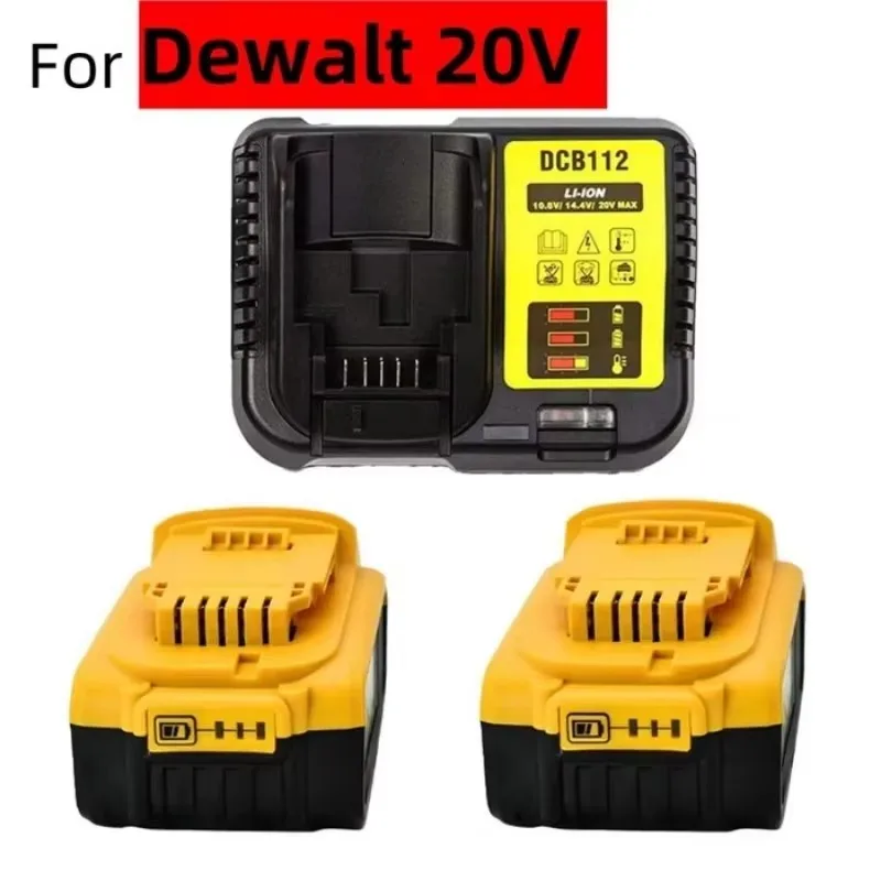 100% New Original 12000mAh 20V for Dewalt Power Tool Battery DCB206 20V 12.0Ah Battery DCB206 20V Battery DCB205 DCB200