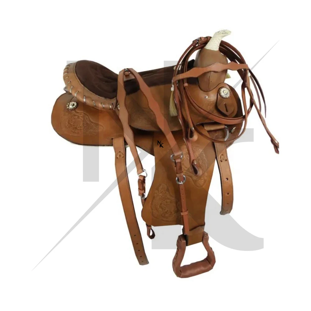 Elegant Quality Wholesale Western Riding, Leather Saddle, Ranch Denim Gear, Western Mahler