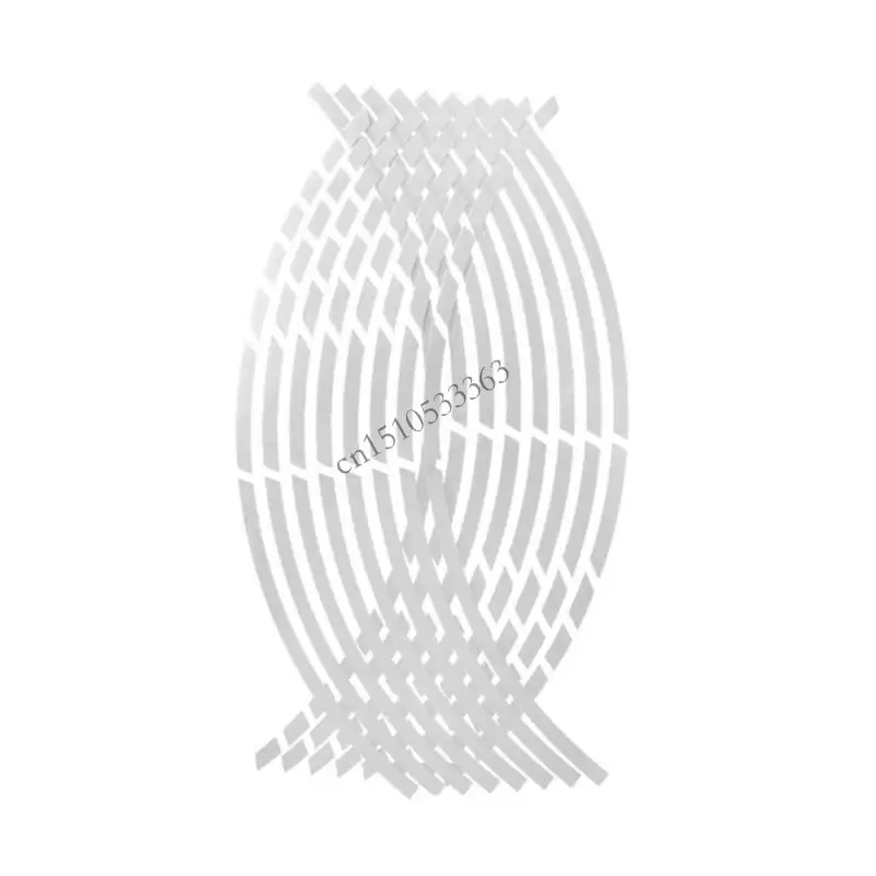 

090E Reflective Stickers Universal Tape Wheel Stripe Decal Sticker Night Safety Stripe for 17-18'' Motorcycle