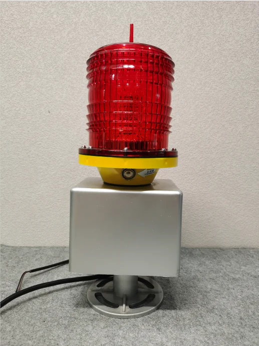 Medium Intensity B-type Aviation Obstruction Light Intelligent Alarm Warning Beacon Light for Building Roof, Chimney and Tower