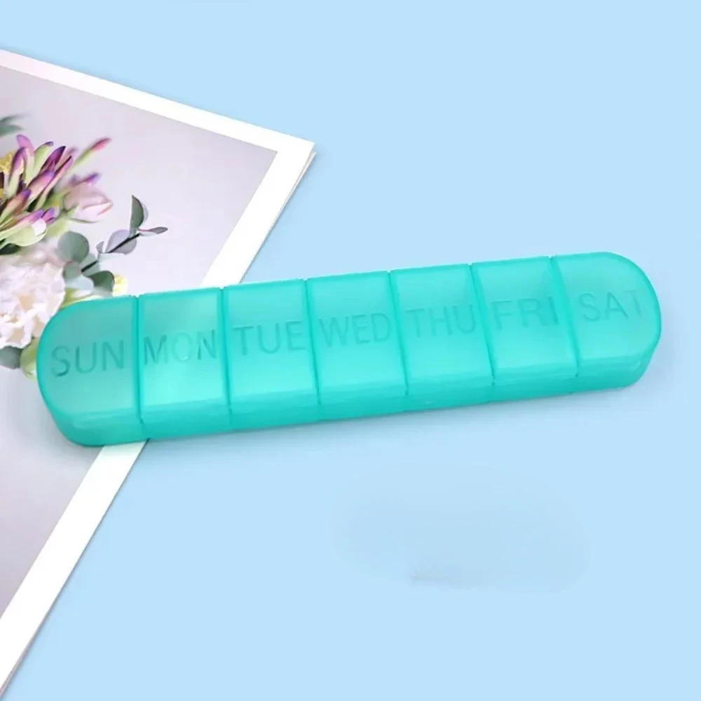 Nieuwe Hot Premium Draagbare Reistas Wekelijkse 7 Dagen Grote Pillendoos Organizer Box voor Medicijnen Vitamine Supplementen Visoliën